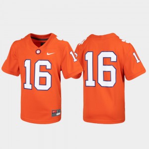 Football Clemson Jersey Untouchable Orange #16 Kids
