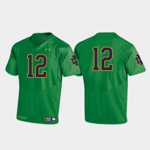 Notre Dame Jersey Football 2019 Kelly Green #12 Replica Youth