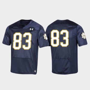 College Football 2019 Navy Notre Dame Jersey #83 Replica Youth(Kids)