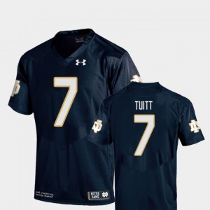 Navy #7 Youth College Football Replica Stephon Tuitt Notre Dame Jersey
