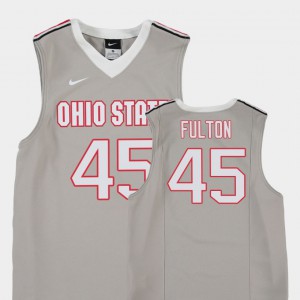 Gray Connor Fulton OSU Jersey #45 Youth(Kids) College Basketball Replica