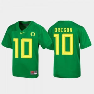 Green Untouchable Kids #10 Football Oregon Jersey