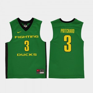 College Basketball Replica Youth(Kids) Payton Pritchard Oregon Jersey #3 Green