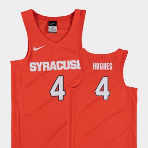 #4 Replica Elijah Hughes Syracuse Jersey Orange College Basketball Youth(Kids)